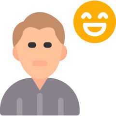 Friendship Smiles Flat Icon