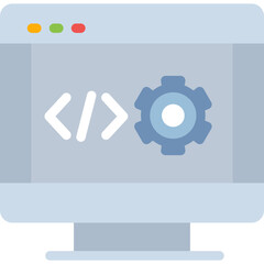 Coding Environment Flat Icon