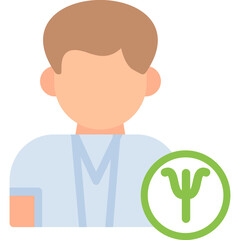 Psychologist Flat Icon