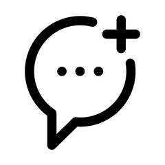 outline icon that is synonymous with online communication