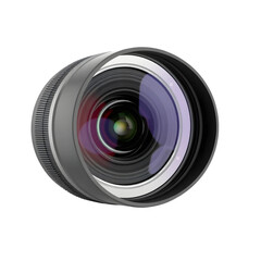 Premium Camera Lens, High End Optics, A 3d Rendering, An Isolated Professional Photography Equipment. Sharp Focus For Capturing Amazing Images, A Must Have For Photography Enthusiasts.