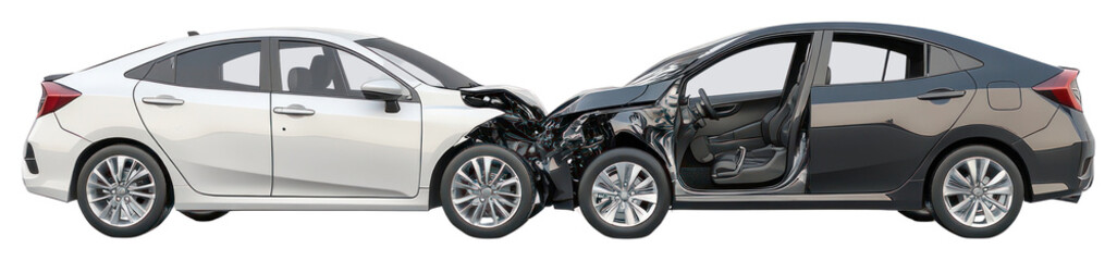 PNG Cars collision vehicles damaged.