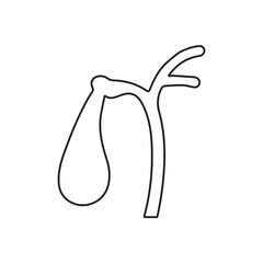 gallbladder line icon
