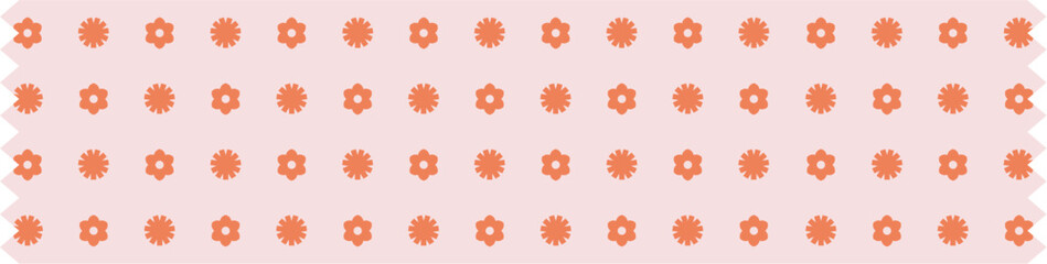 Vector set of colorful washi tapes with various patterns, ideal for scrapbooking, journaling, DIY crafts, and decoration projects. Isolated on white background.