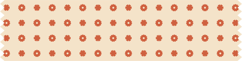 Vector set of colorful washi tapes with various patterns, ideal for scrapbooking, journaling, DIY crafts, and decoration projects. Isolated on white background.