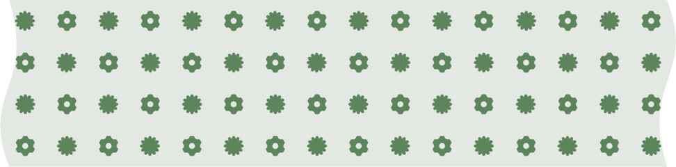 Vector set of colorful washi tapes with various patterns, ideal for scrapbooking, journaling, DIY crafts, and decoration projects. Isolated on white background.