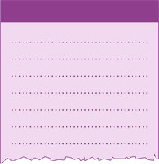 Vector collection of sticky paper notes in different colors and shapes. Ideal for office use, reminders, planners, and school projects. Isolated on white background.