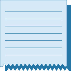 Vector collection of sticky paper notes in different colors and shapes. Ideal for office use, reminders, planners, and school projects. Isolated on white background.