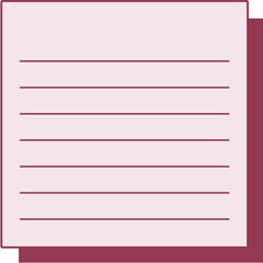 Vector collection of sticky paper notes in different colors and shapes. Ideal for office use, reminders, planners, and school projects. Isolated on white background.