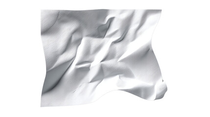 Fototapeta premium Crumpled Paper Texture: An abstract close-up of a crumpled sheet of paper, showcasing its intricate texture with subtle shadows and folds, representing discarded ideas.