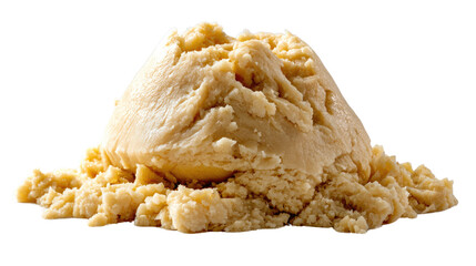 Peanut Butter Scoop: A close-up shot of a creamy, delicious scoop of peanut butter, capturing the rich texture and tempting appeal of this classic treat.