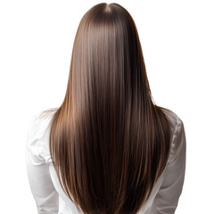 Fototapeta premium Long Silky Straight Hair from Back – Perfect Haircare Concept