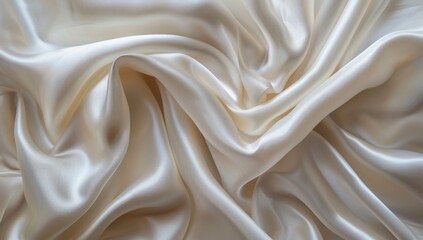 Obraz premium Elegant Draped Satin Fabric