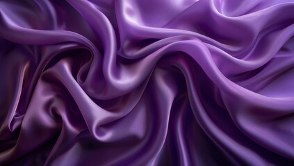 Obraz premium Purple Satin Drapery