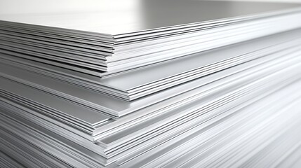 Stacked metallic sheets