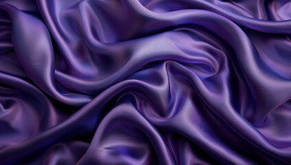 Obraz premium Abstract Purple Satin Drape