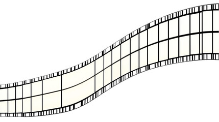 Fototapeta premium Abstract Geometric Line Design On Transparent Isolated Background Illustration