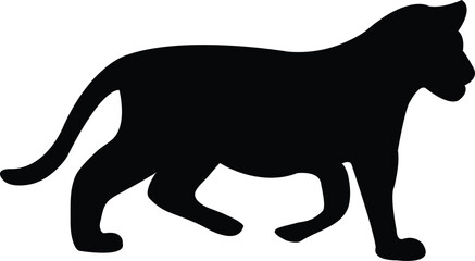 Silhouette Leopard Wild Animal