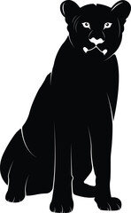 Silhouette Panther Wild Tiger