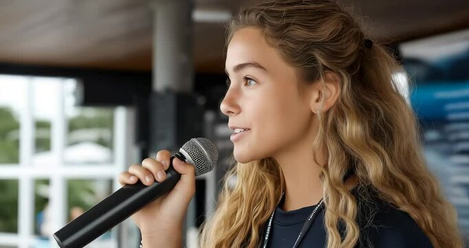 Youth Speaks at Ocean Event