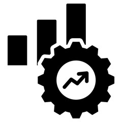 Optimization glyph icon