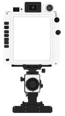 Camera Isolated On Transparent Background Digital Photography Device