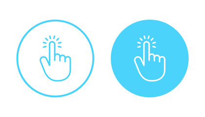 Hand cursor icon vector. cursor sign and symbol. hand cursor icon clik