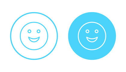 Smile icon vector. smile emoticon icon. feedback sign and symbol