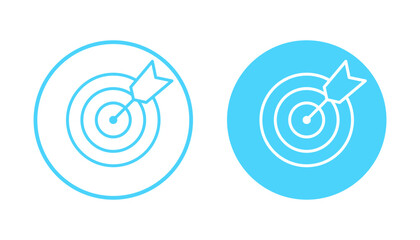 Target icon vector. goal icon vector. target marketing sign and symbol