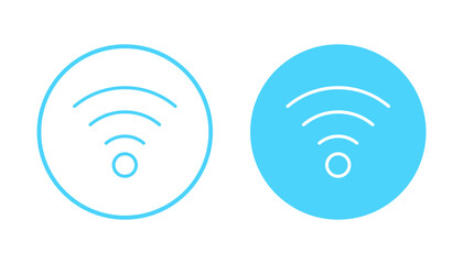 Wifi icon vector. signal sign and symbol. Wireless  icon