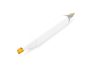 One double-sided marker pen on white background