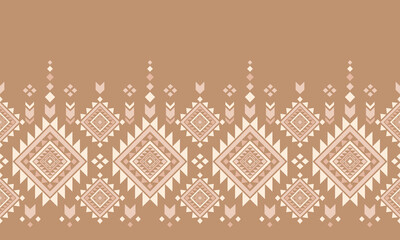 Southwest Native seamless pattern ethnic tribal Aztec geometric Navajo Native American fabric colorful design vector for textile print