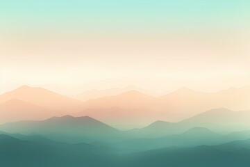 sunrise in mountains