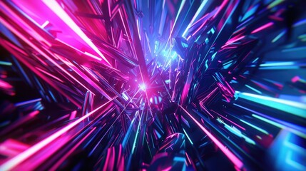 Abstract digital shape or line and technological cyber style particle design connect in surreal electronic shape designing. High tech scenery express mysterious pattern perfect for wallpaper. AIG61.