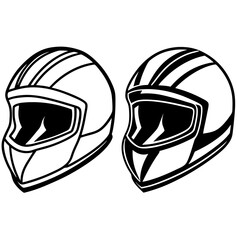 crash helmet safety vector art illustration