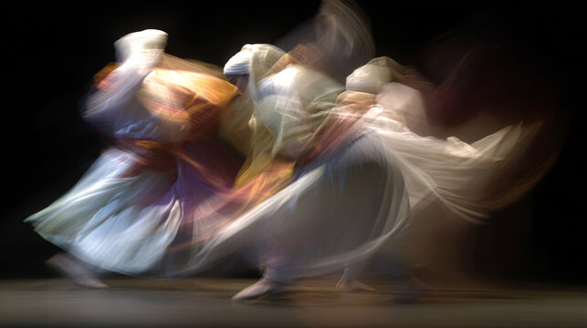 Whirling dervishes sema ceremony sufi dance spiritual tradition islamic culture meditation mystical art 100