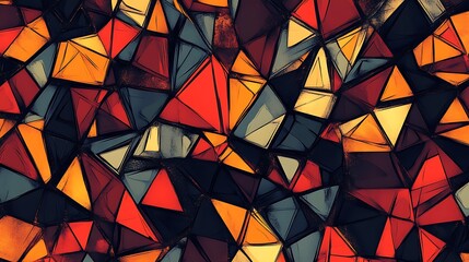 Abstract Geometric Triangle Texture.