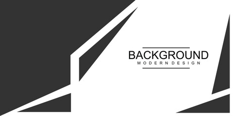 Geometric Abstract Design with Grey and White Shapes