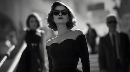 Iconic movie stars ascending the steps of the prestigious Cannes Film Festival
