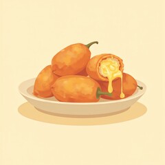 Stuffed Pepino Fruit with Honey Drizzle