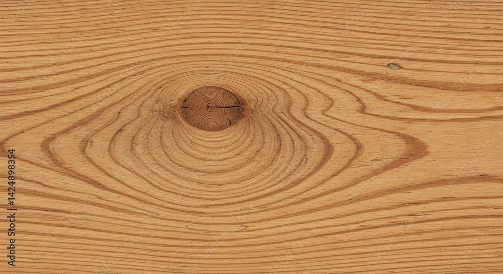 Poster wood grain texture showing a knot with unique natural pattern detail