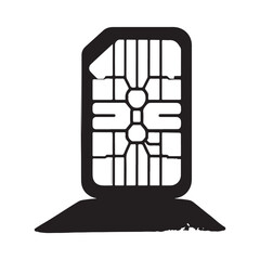 vector illustration of a computer monitor