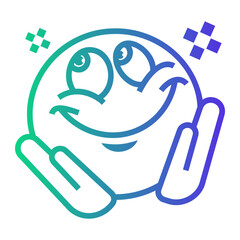 immagination Line Gradient Icon