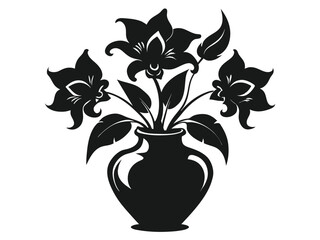 A colorful floral bouquet of spring flowers in a decorative vase, a beautiful illustration of nature's bloom