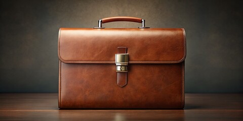 Professional Briefcase Symbol: High-Resolution Stock Photo of a Closed Briefcase