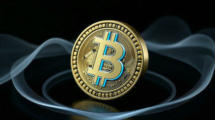 Golden Digital Currency Coin