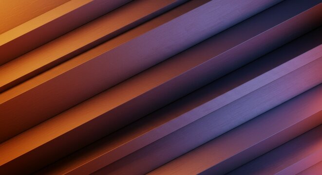 Abstract Parallel Bars with Orange and Purple Color Gradient