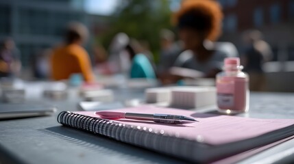 Students engaged in hands-on STEM learning on a vibrant campus