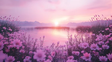 Fototapete Rund Beautiful nature landscapes © 王智雄