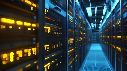 Fototapeta premium Server room